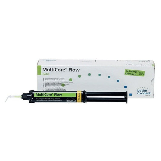 Ivoclar MultiCore Flow | Dual-Cure Core Build-Up Composite Material | Automix Syringe | Dental Restorative Material