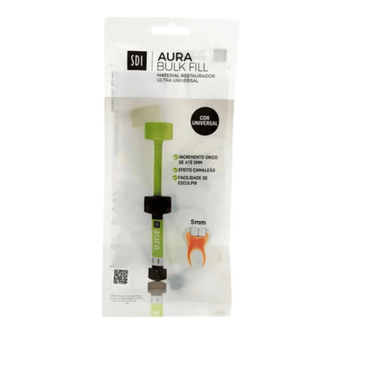 Aura Bulk Fill Composite Restorative | Light-Cure Bulk Fill Composite Resin | 4g Syringe | SDI