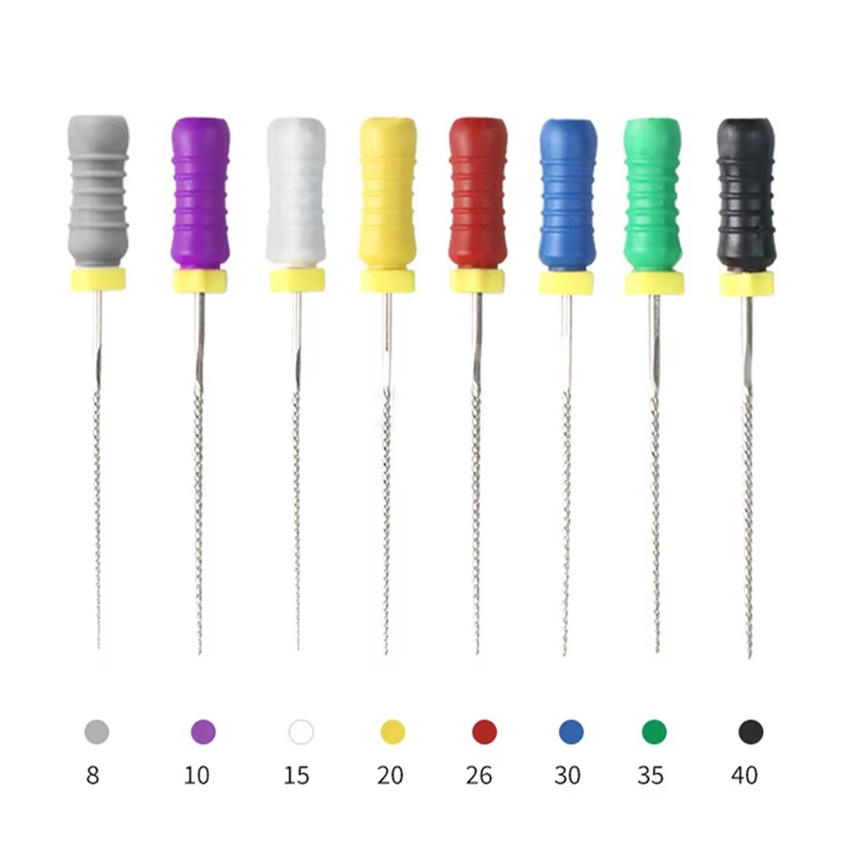 MANI K-Files 25mm | Stainless Steel Endodontic Hand Files | ISO Sizes |
