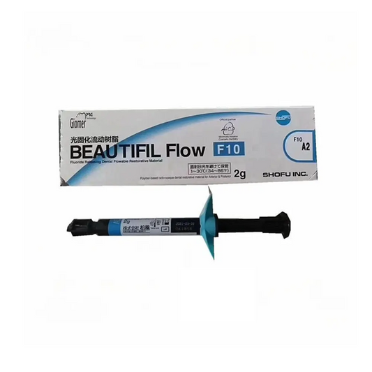Shofu Beautifil Flow F10 | Nano Hybrid Flowable Composite Resin | Fluoride-Releasing Dental Composite | Syringe 2.2g