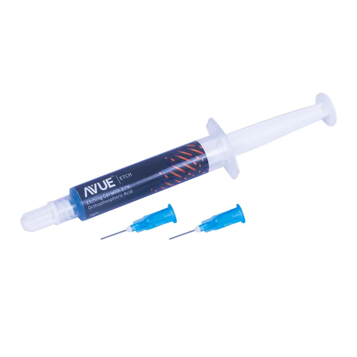AVUEETCH 37% Dental Etching Gel | Phosphoric Acid Etchant Syringe | Enamel & Dentin Conditioning Gel | Pack of Syringes