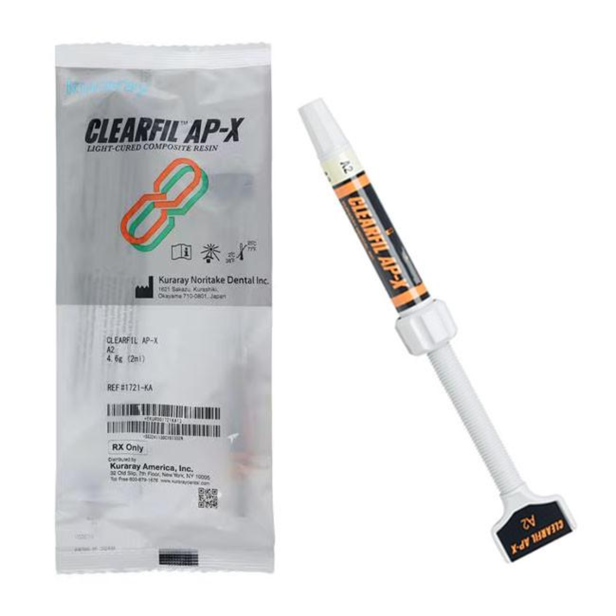 Kuraray CLEARFIL AP-X Composite Resin A2 & A3 | Universal Light-Cure Restorative Composite | 4.6g Syringe