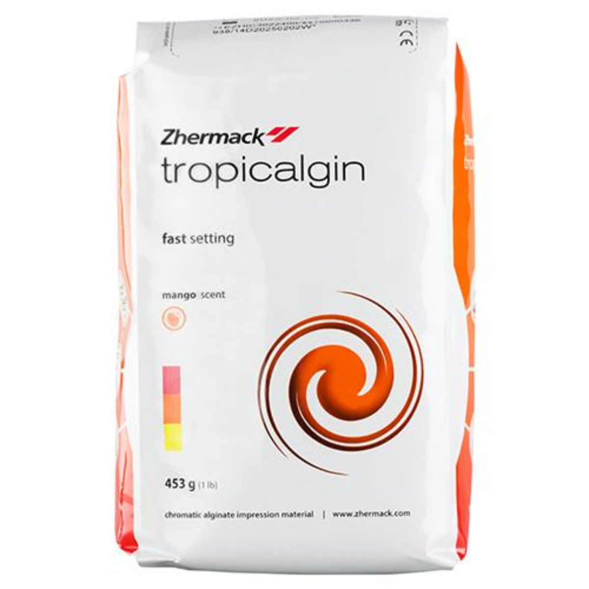Zhermack Tropicalgin® Chromatic Alginate Impression Material | Fast Set | Dust-Free | 453g Pack |
