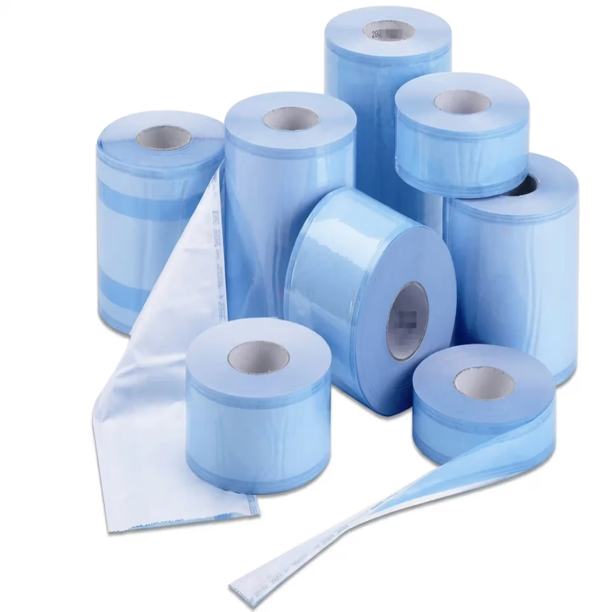 Green Guava Sterilization Reels | Medical Grade Heat-Sealable Sterilization Rolls | EO & Steam Compatible