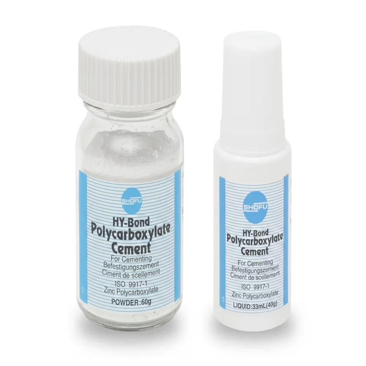 Shofu Hy-Bond Zinc Phosphate Cement | Permanent Luting Cement for Dental Restorations | Powder & Liquid