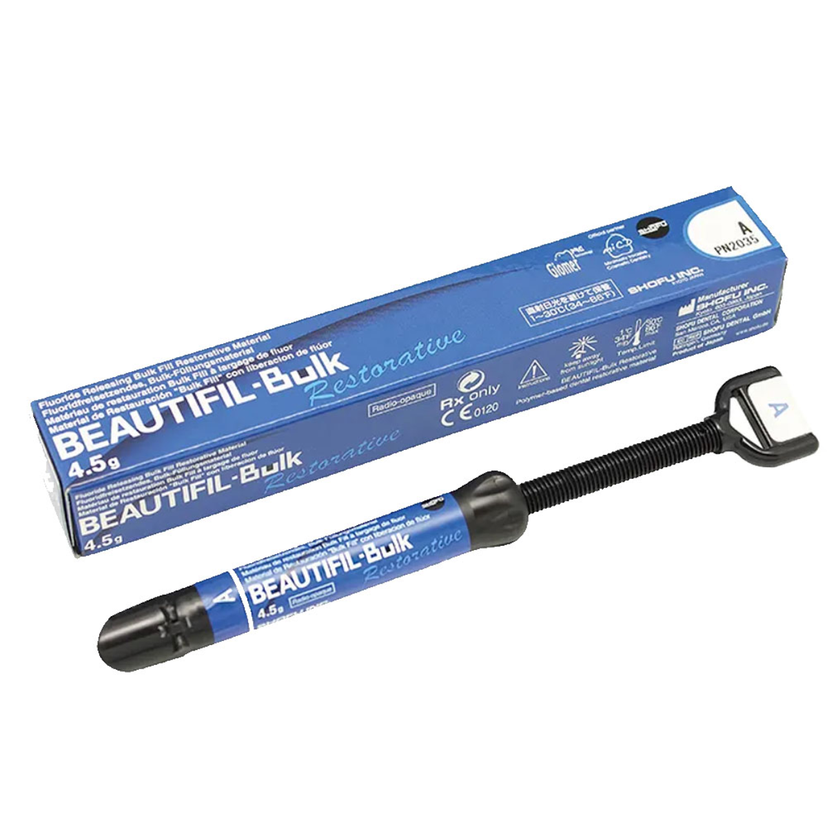 Shofu Beautifil Bulk Restorative | Giomer Bulk Fill Composite | High Strength Universal Restorative | Syringe |