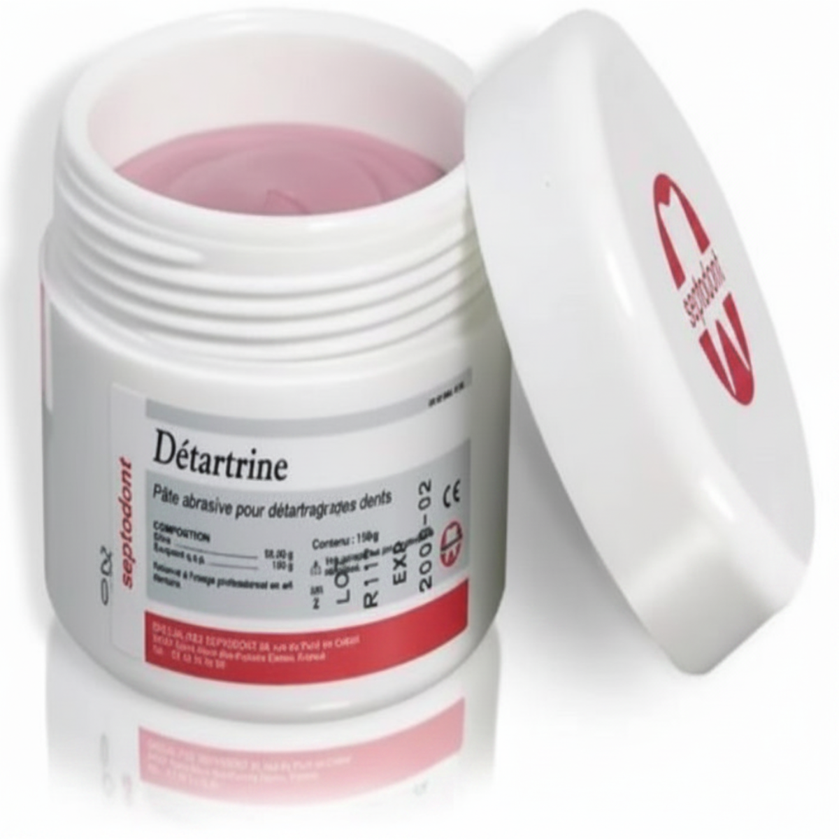 Septodont Detartrine Prophy Paste | Fluoride-Free Dental Polishing Paste | 45g Tube |