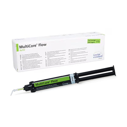 Ivoclar MultiCore Flow | Dual-Cure Core Build-Up Composite Material | Automix Syringe | Dental Restorative Material
