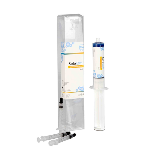 Medicept Solo Etch Jumbo 50ml | 37% Phosphoric Acid Etching Gel | Dental Enamel & Dentin Etchant with Tips |