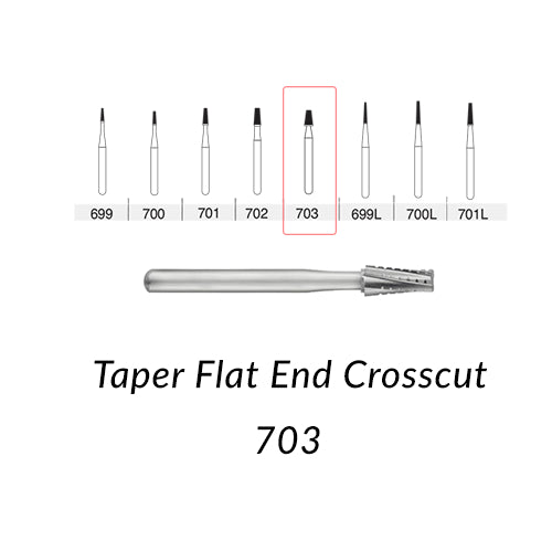 SS White Carbide Bur FG Surgical Length (SL)