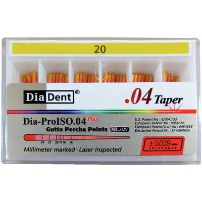 Diadent Gutta Percha Points 4% mdental