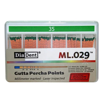 Diadent Gutta Percha Points 2% mdental