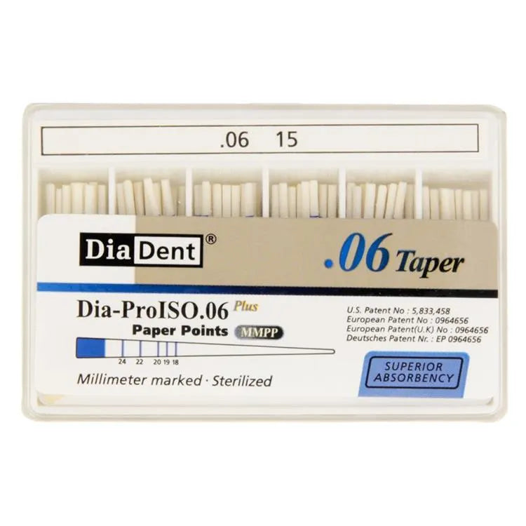Diadent Paper Point  6% mdental