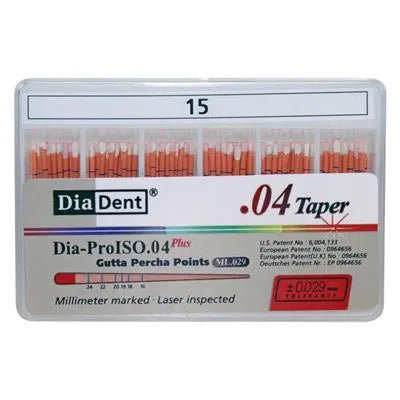 Diadent Gutta Percha Points 4% mdental