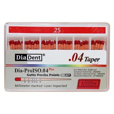 Diadent Gutta Percha Points 4% mdental