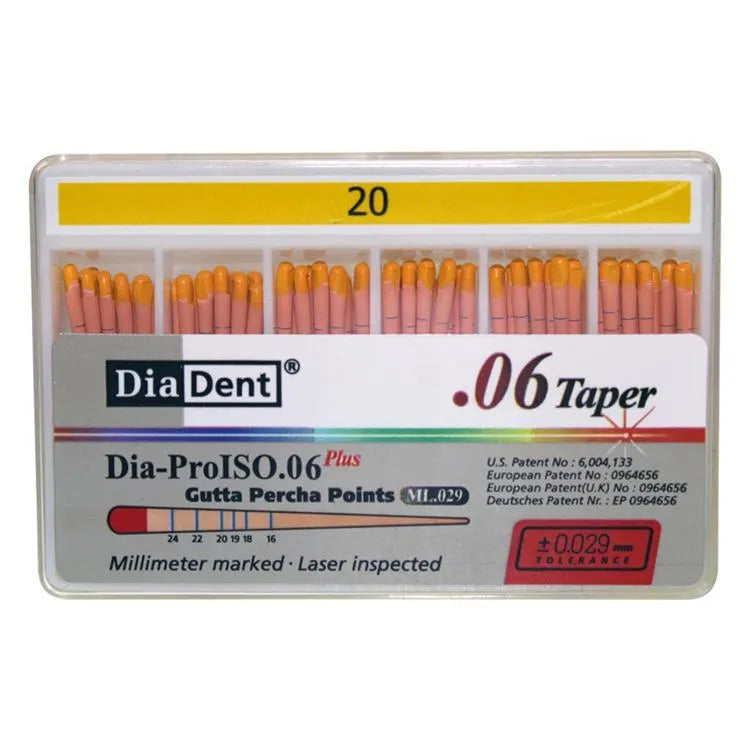 Diadent Gutta Percha Points 6% mdental