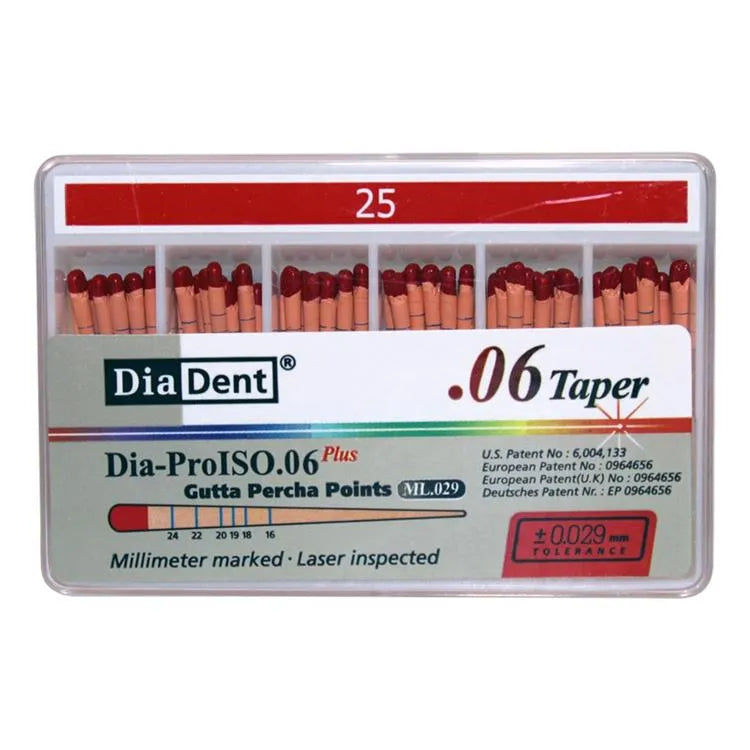 Diadent Gutta Percha Points 6% mdental