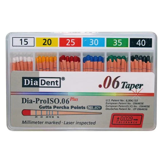 Diadent Gutta Percha Points 6% mdental