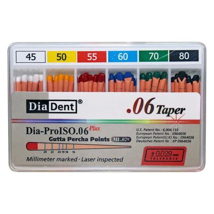 Diadent Gutta Percha Points 6% mdental
