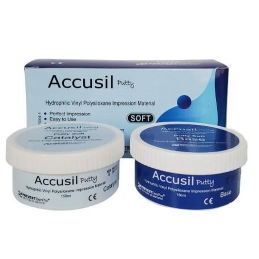 Accusil Putty VPS Impression Material | Addition Silicone Putty | High Precision Dental Impression Material
