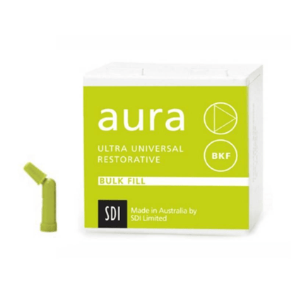 Aura Bulk Fill Composite Restorative | Light-Cure Bulk Fill Composite Resin | 4g Syringe | SDI