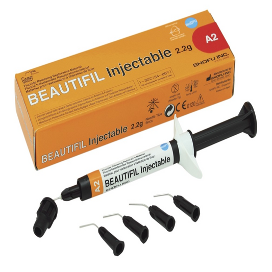 SHOFU Beautifil Injectable | Bioactive Injectable Flowable Composite | Light-Cure Restorative Composite | Syringe Kit
