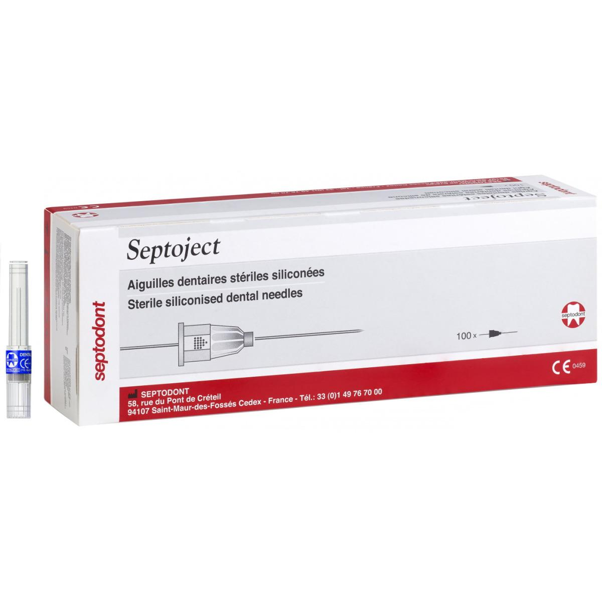 Septodont SEPTOJECT® 30G (0.35 × 25 mm) Dental Needles | Sterile Disposable Short Needles |