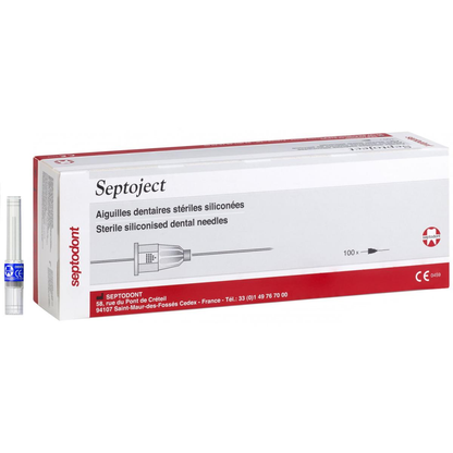Septodont SEPTOJECT® 30G (0.35 × 25 mm) Dental Needles | Sterile Disposable Short Needles |