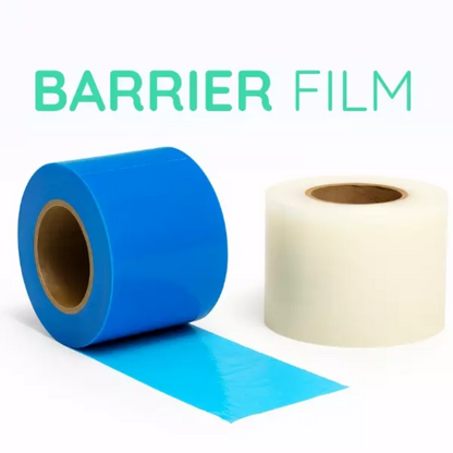 Green Guava Barrier Film | Disposable Self-Adhesive Infection Control Film | 1200 Perforated Sheets | Blue