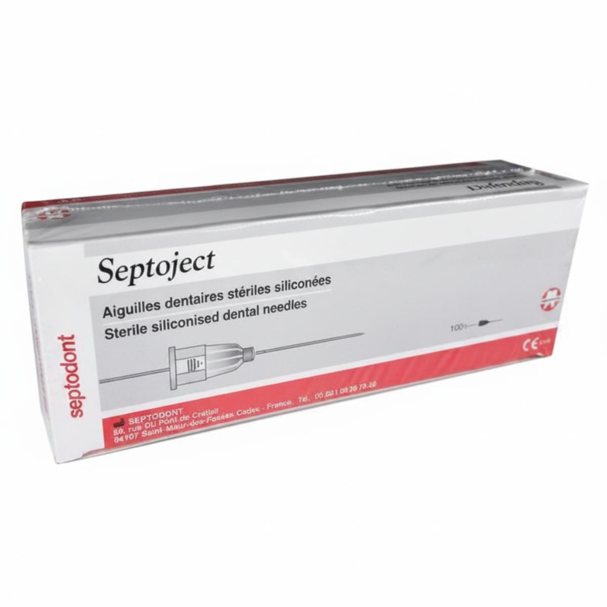 Septodont Septoject® 27G Dental Needles | Sterile Triple-Bevel Siliconized Needles |