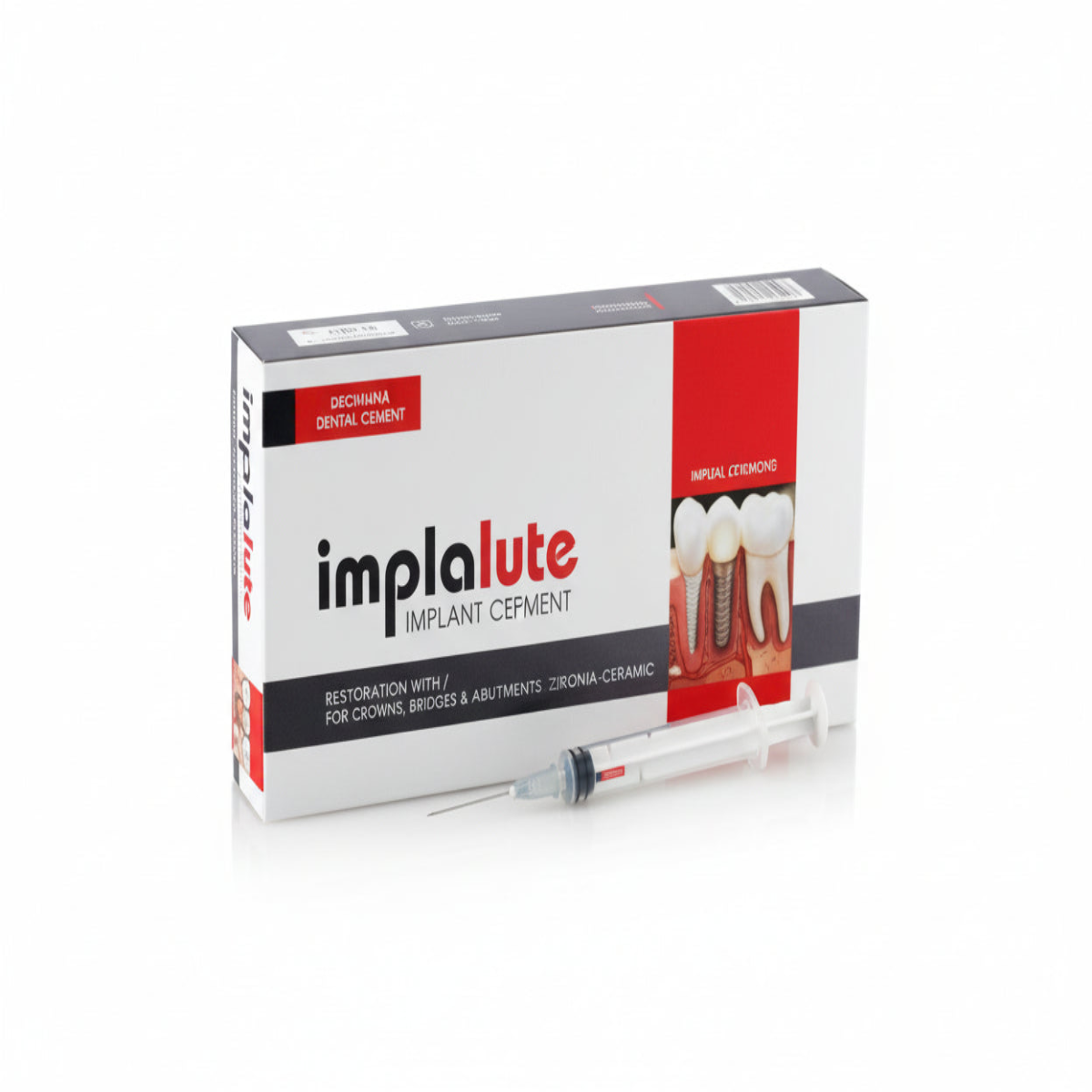 Medicept Implalute | Implant Temporary Luting Cement | Dental Implant Cement | Eugenol-Free Cement