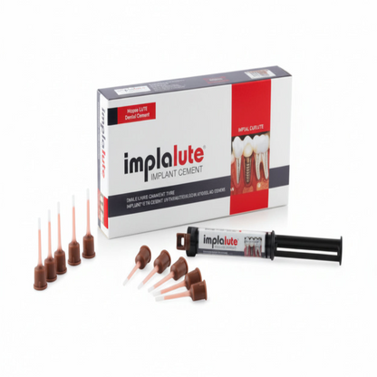 Medicept Implalute | Implant Temporary Luting Cement | Dental Implant Cement | Eugenol-Free Cement