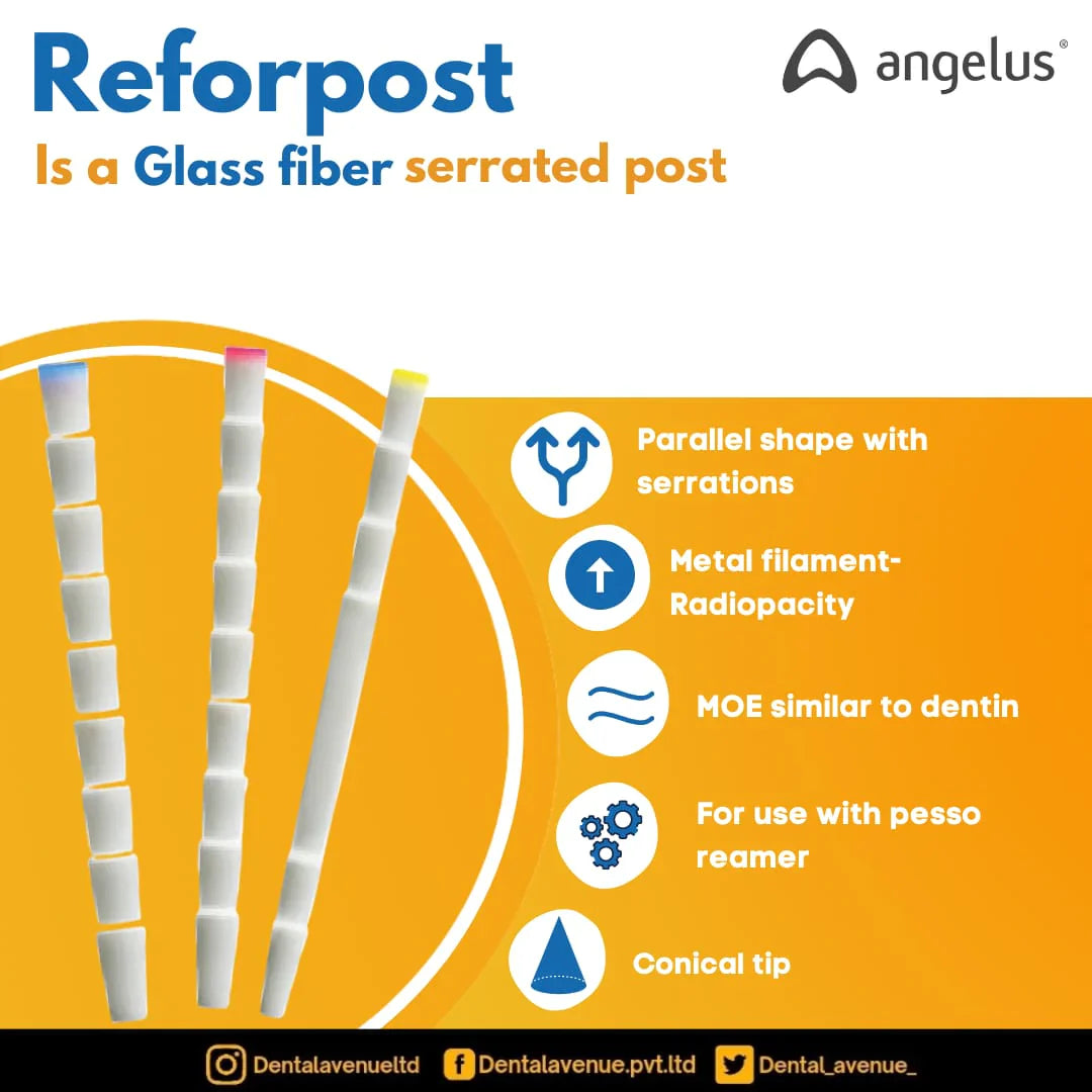 Angelus Reforpost Fiber Glass - Intraradicular Post mdental