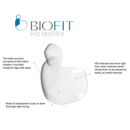 Bioclear Biofit HD Posterior Refill Packs - Matrix System For Posterior Class II Restorations mdental