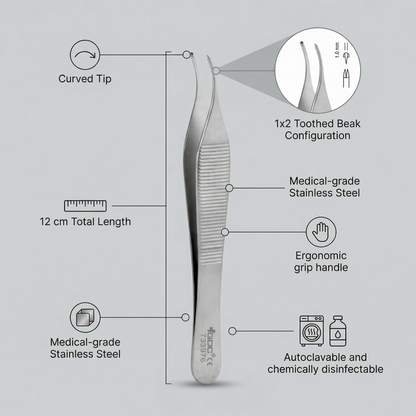 GDC Tissue Holding Forceps Adson 12 cm (TP41)