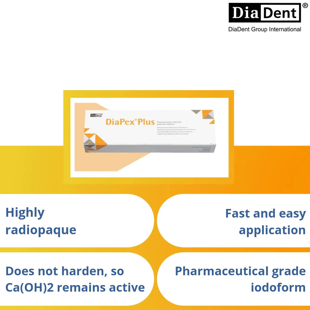 DiaDent DiaPex Plus - Calcium Hydroxide Paste with Iodoform mdental