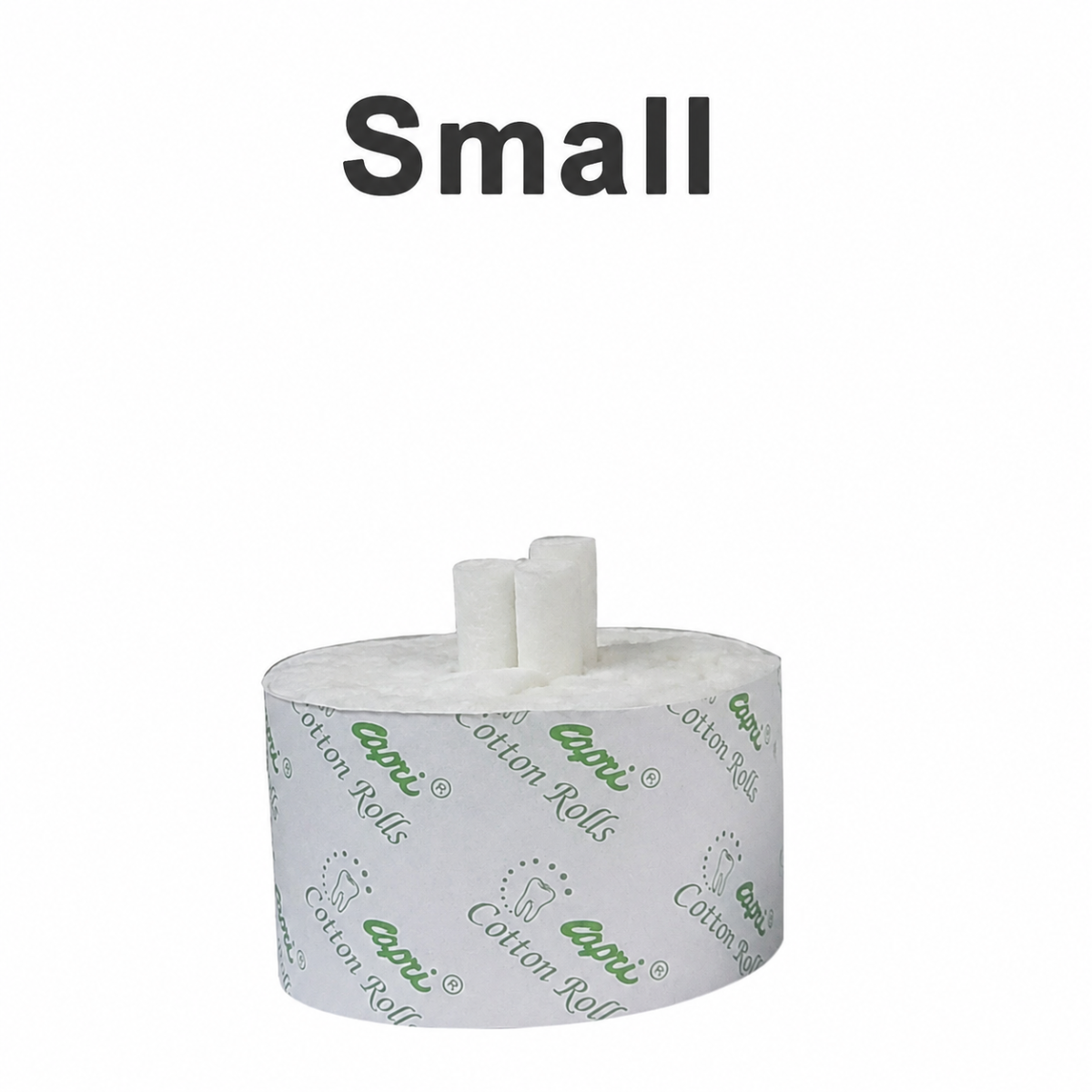 Capri Dental Cotton Rolls – Small & Medium | Highly Absorbent Medical Grade Cotton | Non-Sterile
