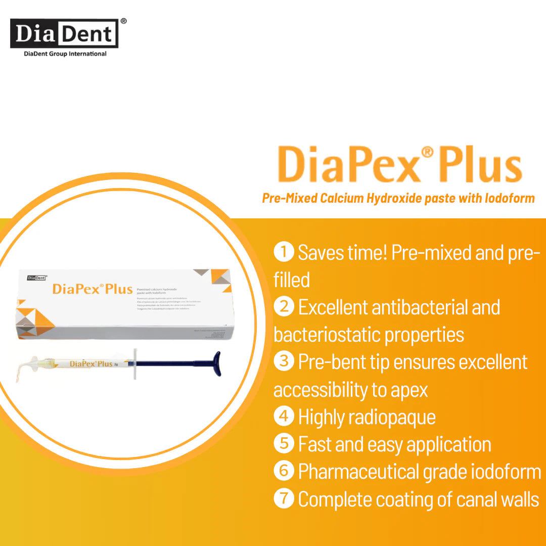 DiaDent DiaPex Plus - Calcium Hydroxide Paste with Iodoform mdental