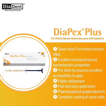 DiaDent DiaPex Plus - Calcium Hydroxide Paste with Iodoform mdental