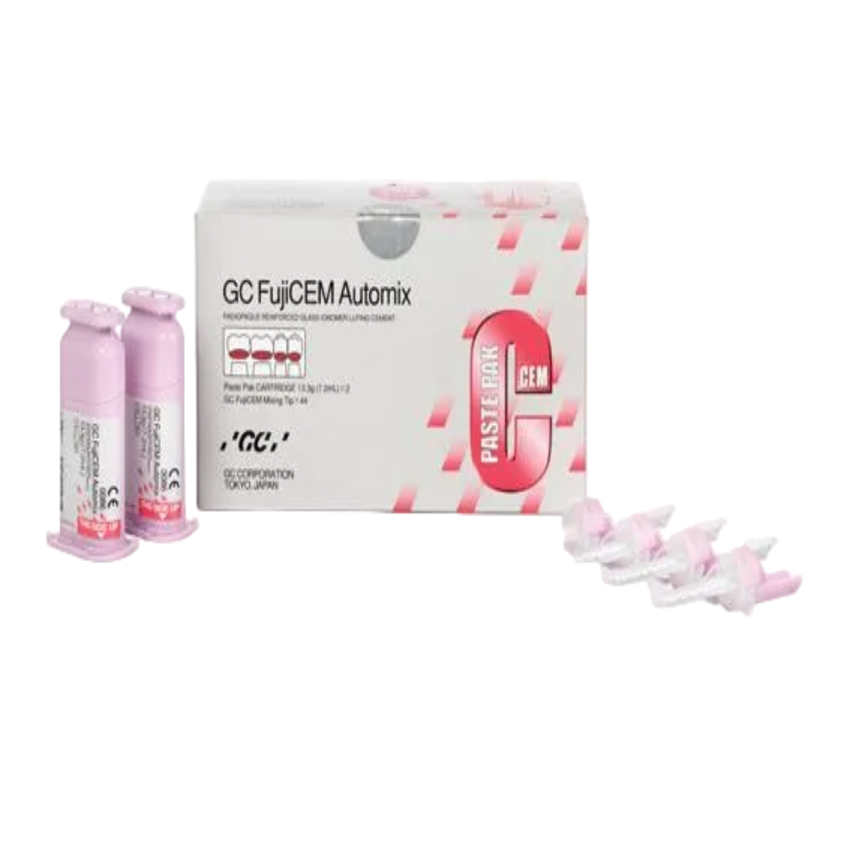 GC FujiCEM 1 Automix | Resin-Modified Glass Ionomer Luting Cement | Self-Adhesive |