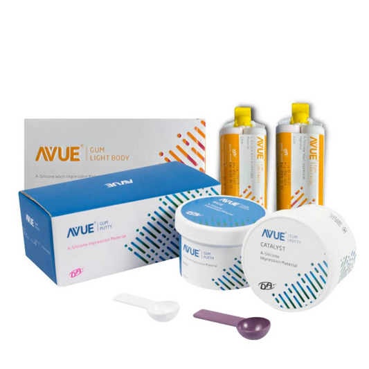 AvueGum Putty & AvueGum Light Body Kit | Addition Silicone VPS Impression Material | Complete Impression Kit