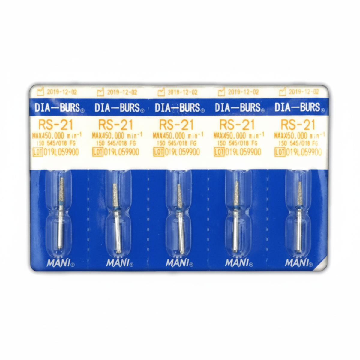 MANI Diamond Burs RS-11 & RS-21 | Rounded Shoulder Diamond Burs