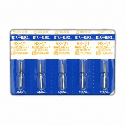 MANI Diamond Burs RS-11 & RS-21 | Rounded Shoulder Diamond Burs