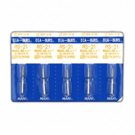 MANI Diamond Burs RS-11 & RS-21 | Rounded Shoulder Diamond Burs