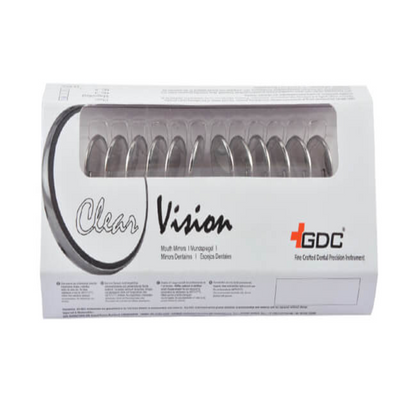 GDC Plain Mirror (MMTP) | Stainless Steel Mouth Mirror Tops – Pack of 12 | BuyDental India