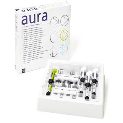 Aura Bulk Fill Composite Restorative | Light-Cure Bulk Fill Composite Resin | 4g Syringe | SDI
