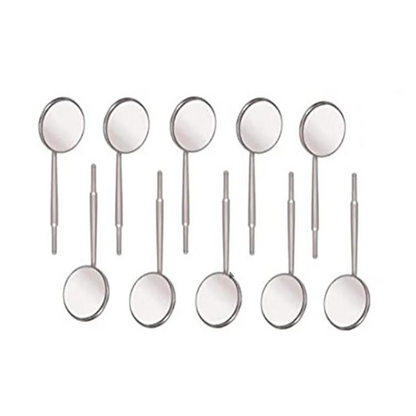 GDC Plain Mirror (MMTP) | Stainless Steel Mouth Mirror Tops – Pack of 12 | BuyDental India