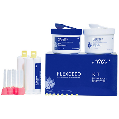 GC G-Fix Flexceed Kit | Dual-Cure Resin Luting Cement | Automix Syringe Kit |