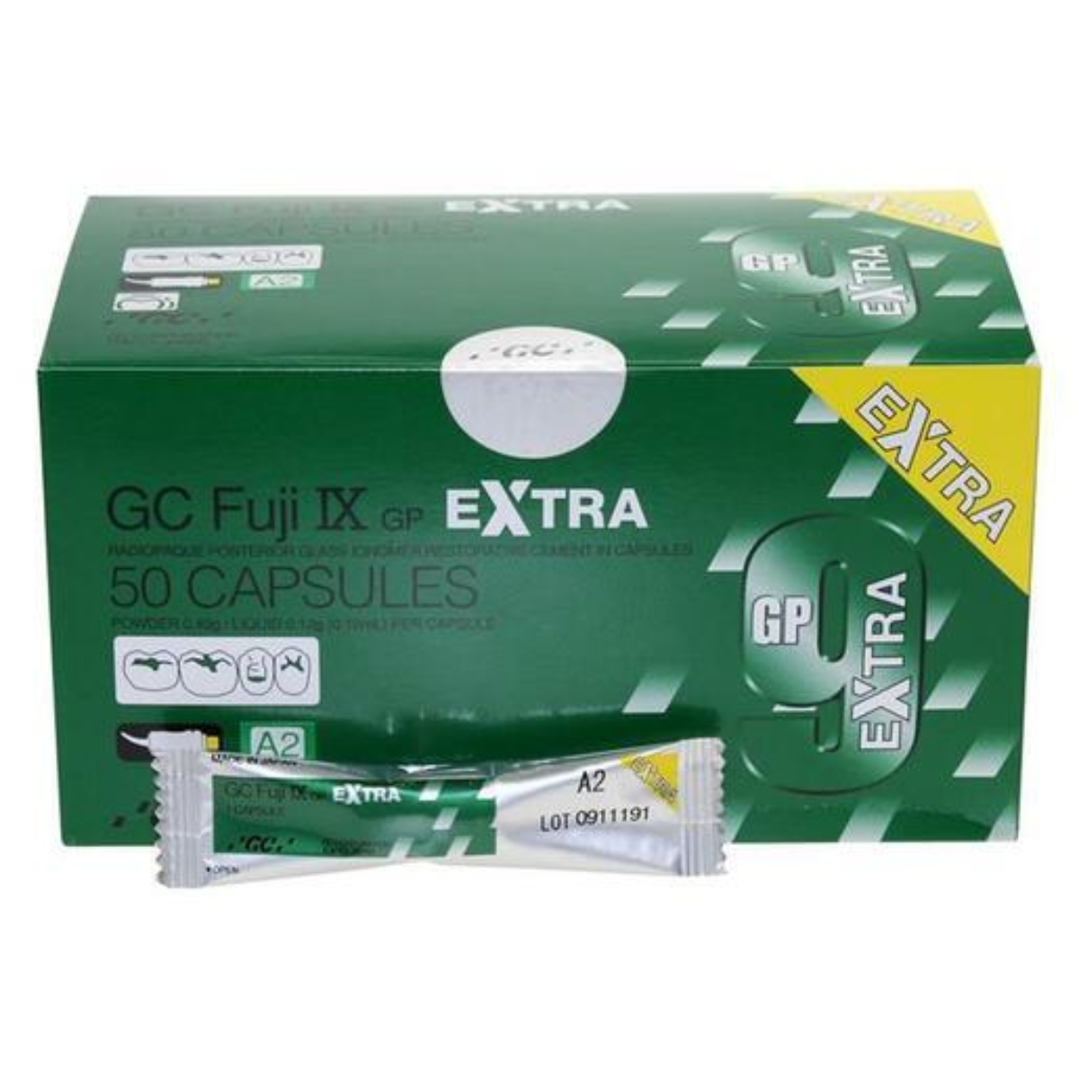 GC Fuji IX GP Extra (GC Gold Label IX Extra) | High-Strength Glass Ionomer Restorative Cement | Powder-Liquid & Capsules |