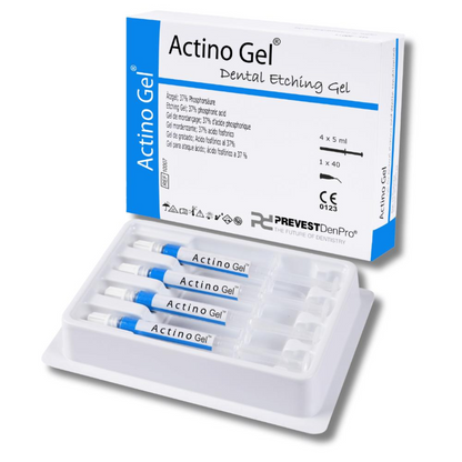 Actino Gel Etching Gel Syringe & Jumbo Pack | 37% Phosphoric Acid Dental Etchant | Blue Gel